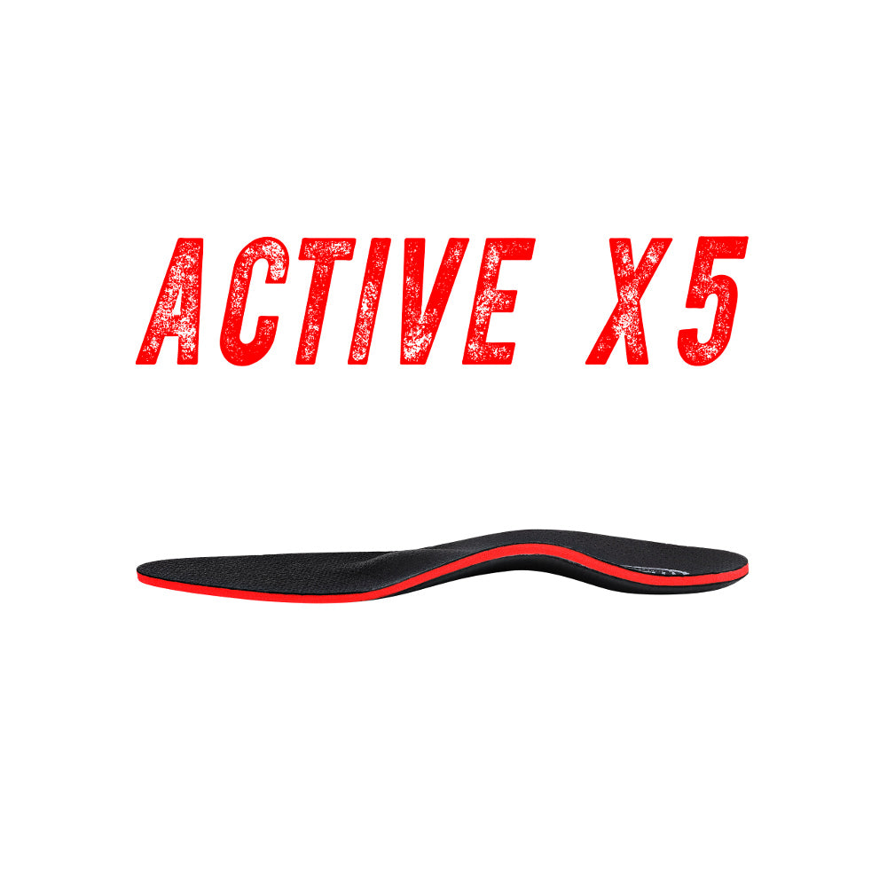 Orthopädische Einlagen active x5 Schuheinlagen Spreizfuß Knickfuß Senkfuß