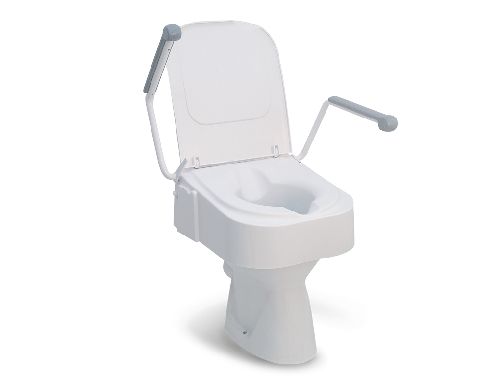 Toilettensitzerhöhung TSE 150 mit Armlehne von Drive Medical