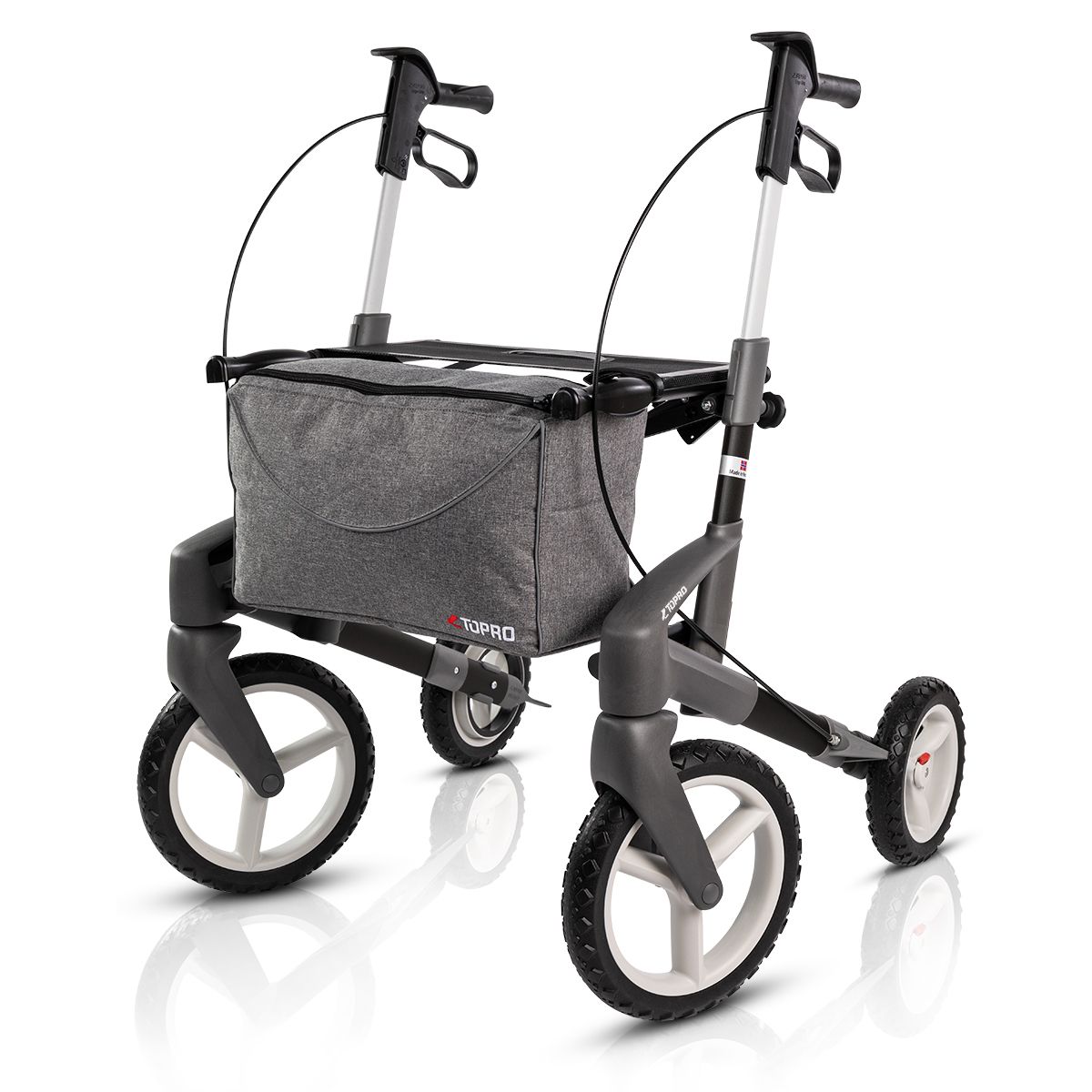 TOPRO Olympos ATR Rollator mit Offroad-Rädern - premium Rollator