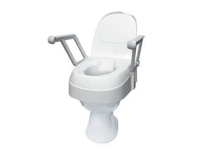 Toilettensitzerhöhung TSE 120 mit Armlehne von Drive Medical