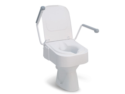 Toilettensitzerhöhung TSE 150 mit Armlehne von Drive Medical